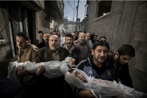 Paul Hansen - funerale a Gaza